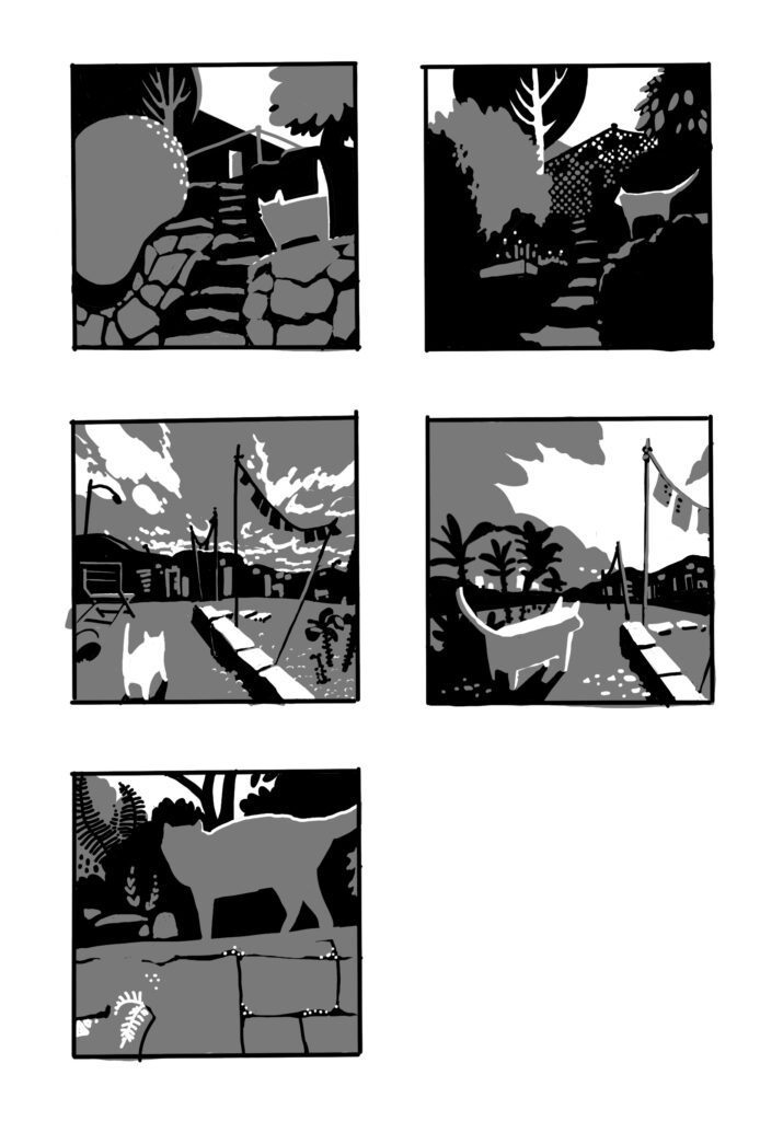 value sketches for The Escape